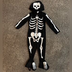 Spirit Black Hooded Skeleton Costume